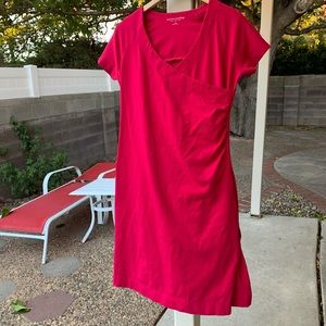 Soft Surroundings Dress short sleeve raspberry PM